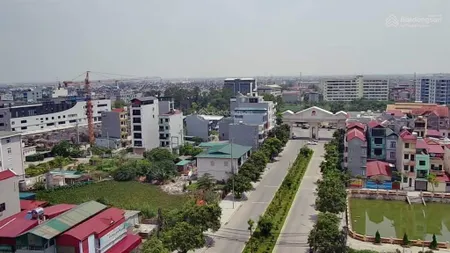Bán 132m2 đất thăng long 9 lai xá, hoài đức, mặt tiền 9.8m, phù hợp xây vp, chung cư mini cho thuê