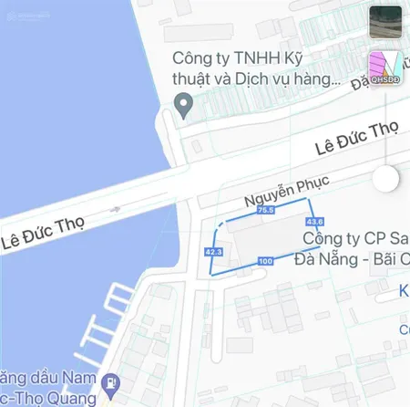 Đất tmdv 3814m2. góc hai mặt tiền vân đồn và nguyễn phục. giá chỉ 15 triệu/m2. chủ thiện chí bán