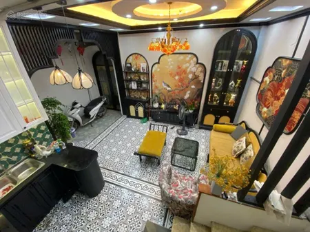 Siêu phẩm trần hòa phòng khách phong cách indochine 15m ra ô tô giá 7.75 tỷ . 0878 876 ***