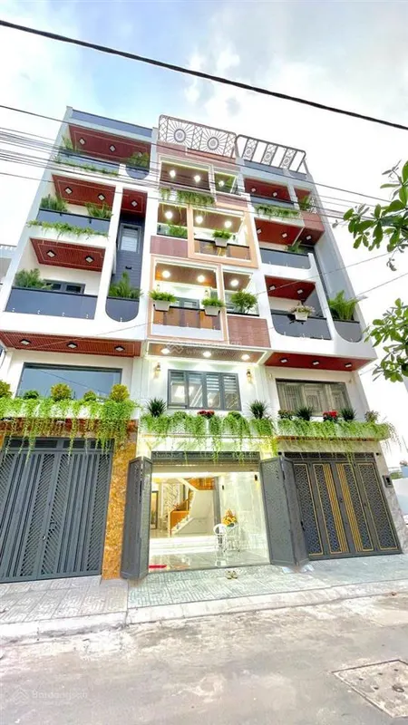 Bán nhà 5 tầng mới xây full nội thất f. trung mỹ tây gần cvpm quang trung chỉ 7,95 tỷ