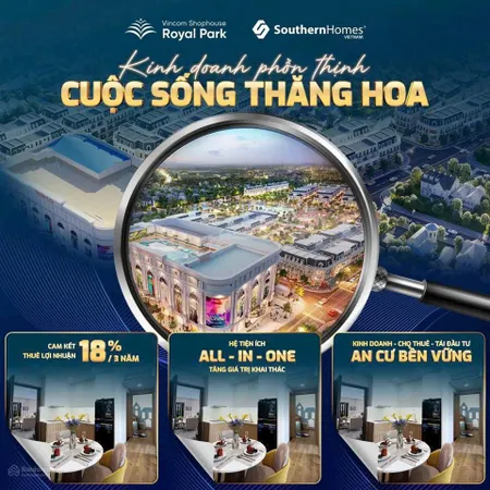 Cơ hội x2 vốn tự có với số vốn từ 500 tr đồng với vincom shophouse