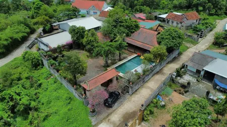 Nhà rường sân vườn, hồ bơi 834m2 an cư nghỉ dưỡng cách trung tâm tp huế 9km