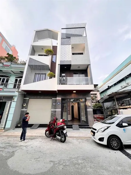 Bán nhà mặt tiền trần thủ độ nhà đẹp 4 tấm, kiến trúc hiện đại, diện tích 4 x 13m, giá 8.9 tỷ