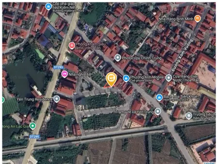 Bán đất 137.1m² ngang 21mm giá 2.87 tỷ Xã Yên Trung