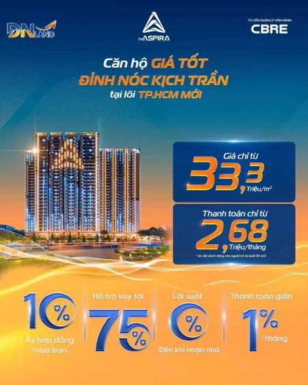 Căn hộ cao cấp chỉ từ 33,3tr/m2 smarthome và vật liệu bàn giao cực kỳ cao cấp rất nhiều ưu đãi khác