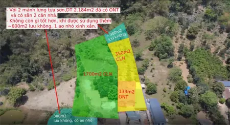 Bán đất 2184m2 tại trung tâm tú sơn kim bôi hòa bình