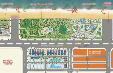 Bán lô đất đường 10m5 khu saphia, bãi tắm sơn thuỷ, ngũ hành sơn, 140m2 giá 18 tỷ. 0901 159 ***