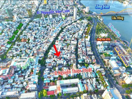 Độc quyền! khu đất vàng 1000m2 full thổ cư xây cao tầng trái tim hải châu, cạnh sông hàn
