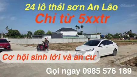 Bán đất 65m2 tại xã thái sơn, an lão, hải phòng, giá ưu đãi 550 triệu