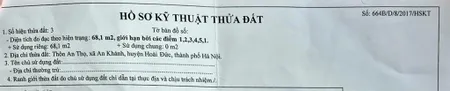 Chính chủ cần bán thửa đất hoài đức hà nội đường rộng ô tô tránh nhau