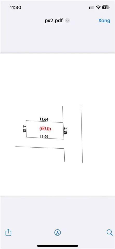 Bán đất thổ cư siêu hot tại thị trấn phú xuyên, 2,2 tỷ, 60m2