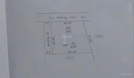 Cần bán đất phân lô nghỉ dưỡng 532m2 200m2 tc lô góc tại xã xuân mai giá 4tỷ1
