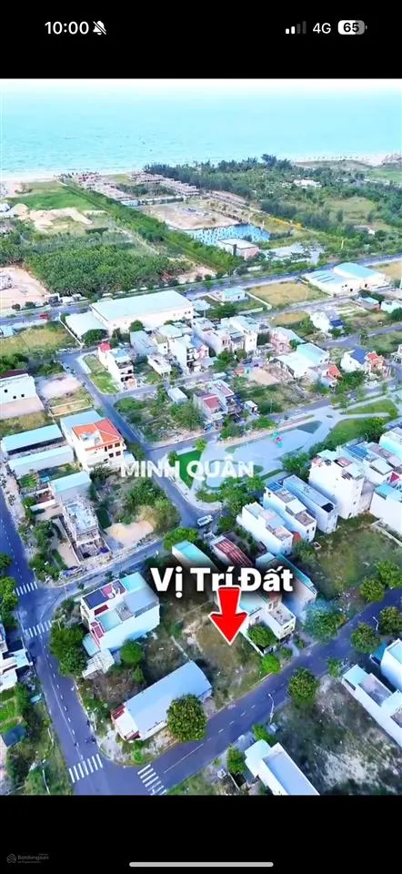 Chính chủ bán lô đất 3 mặt thoáng ngay bãi tắm tân trà,đường lê như hổ