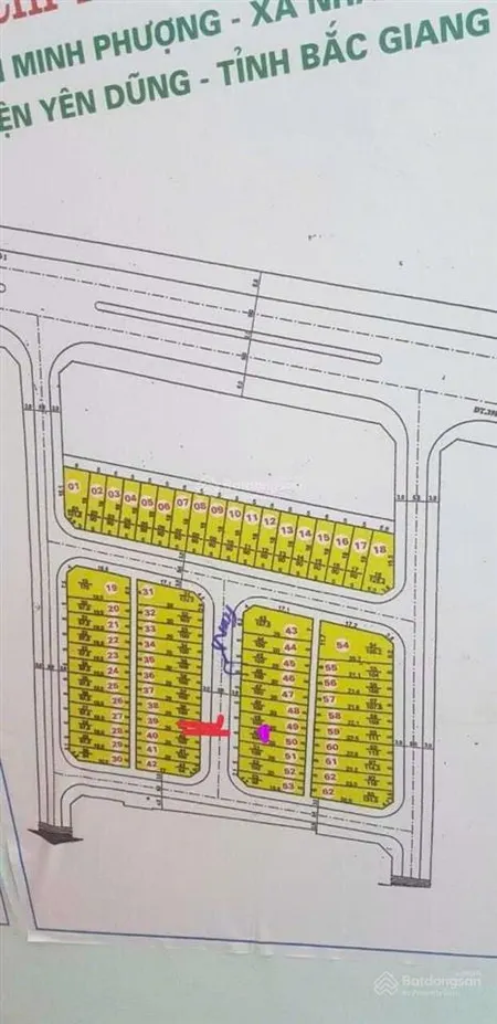 Đấu giá minh phượng nham sơn yên dũng (cũ), nay là tp bắc ninh, 100m
