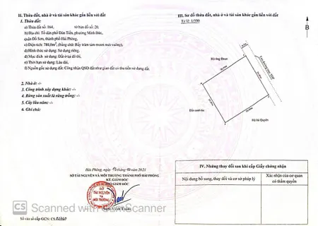 Cần bán 780m2 mặt đường dân tiến minh đức đồ sơn, gần cao tốc ven biển, dự án 76ha đồi rồng