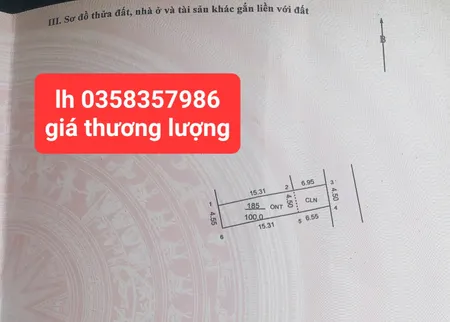 Bán đất 100m² ngang 4.5m giá 3.5 tỷ Xã Nội Bài