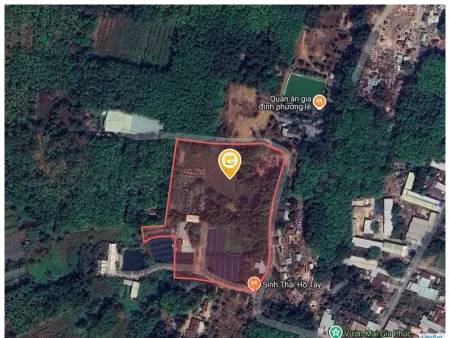Bán đất 15785.5m² ngang 200m giá 120 tỷ Phường Hòa Lợi