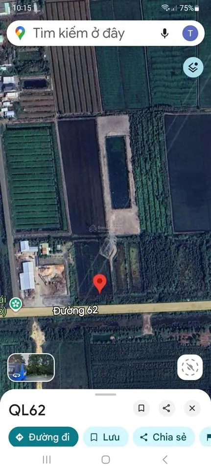 Bán 18.117 full skc mt ql 62 thạnh hóa long an, ngang 62m giá 40,1tỉ.