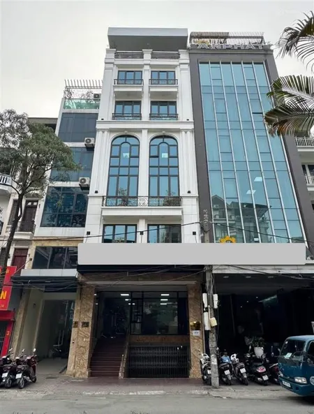 Bán nhà phân lô trần duy hưng lô góc kinh doanh mặt tiền 5m nhà mới xây 6 tầng thang máy.