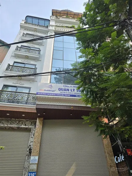 Mặt phố đường đôi lô góc kinh doanh sầm uất view hồ đền lừ 55m2 6 tầng mt 6m 23.8 tỷ hoàng mai