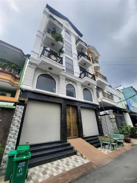 Bán nhà khu dân cư lý chiêu hoàng. dt 8x20. kc 6 tầng+tm. hướng tây hđt 75tr/th giá 17.5 tỷ tl