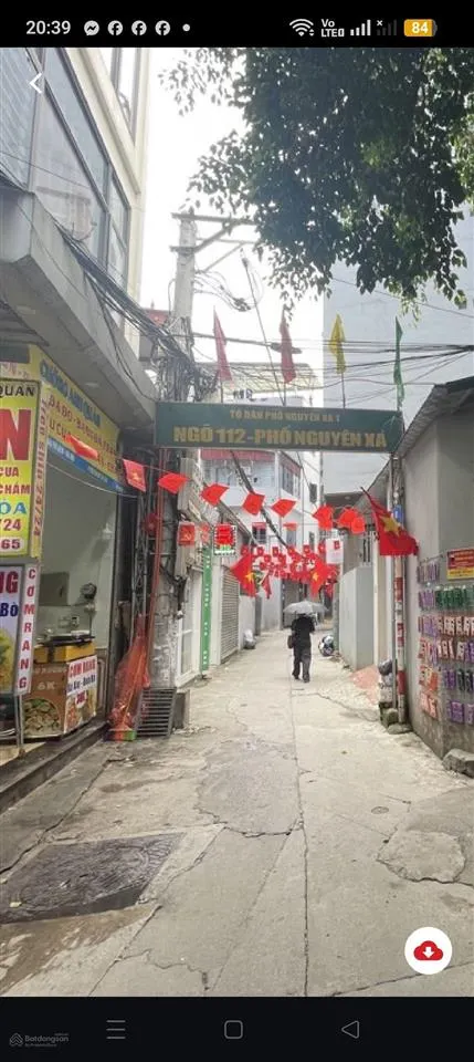Bán đất tặng nhà 3 tầng nguyên xá, minh khai, bắc từ liêm