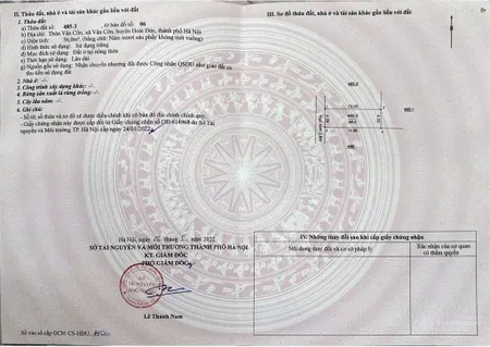 Chính chủ bán 56 m2 thổ cư ô tô 7 chỗ vào nhà tại trung tâm xã vân côn giá chưa tới 4 tỷ.