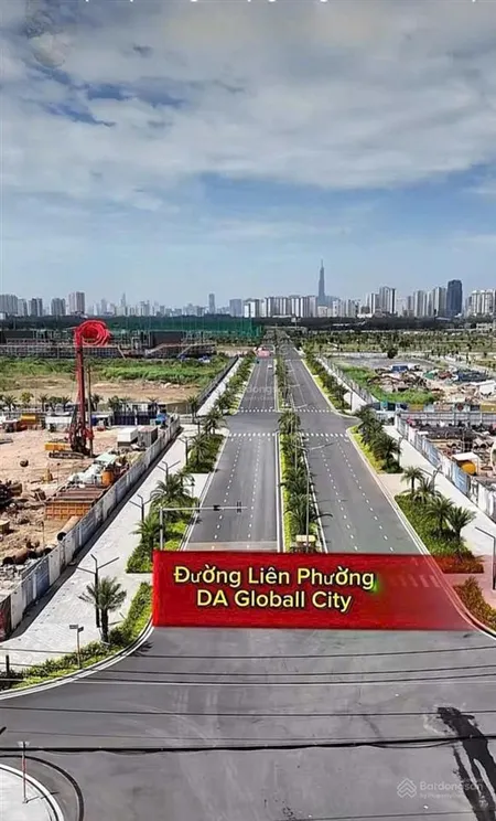 Bán đất sổ đỏ mặt tiền đường liên phường vị trí đắc địa, gần global city