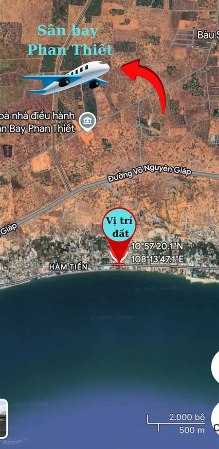 Bán lô đất 136m2 tmd mặt tiền nguyễn đình chiểu mũi né giá tốt