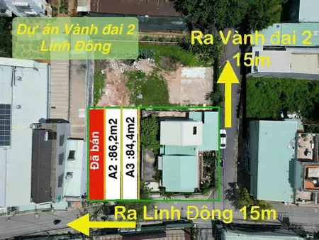 Hàng hiếm bán đất mt 13m đường sô linh đông tại gần tecco tower dt 86m2 chỉ 8,6 tỷ gpxd 5 tầng