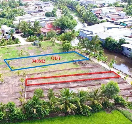 Đất mặt tiền view kênh k.p an tịnh thị xã trảng bàng , 340m2 giá 750tr, có sẵn thổ , sổ riêng