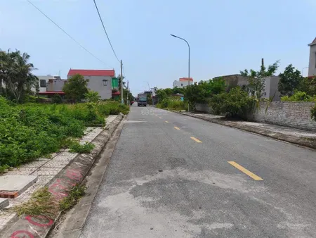 Bán lô đất ngõ 81 tân thành, dương kinh diện tích 57,5m2 ngang 5m đường nhựa rộng 10m, h