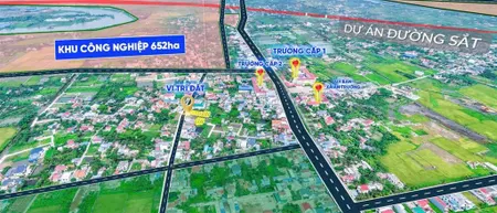 (cam kết rẻ nhất) 3 lô đất siêu phẩm sát kcn cách tràng duệ 3 chỉ 200m full sổ bao sang tên