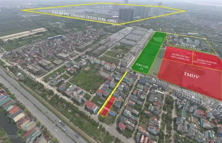60m2 tái định cư trâu quỳ hướng đông nam, đường 11m tiềm năng kinh doanh