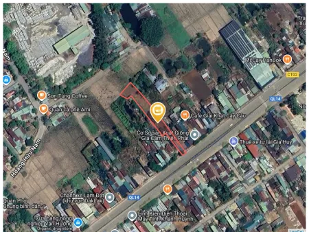 Bán đất 1739.2m² ngang 7m giá 8.5 tỷ Phường Thành Nhất 9/9/2025