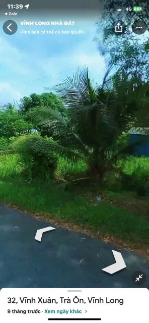 Bán đất mặt tiền đường 901, vĩnh xuân, trà ôn, vĩnh long