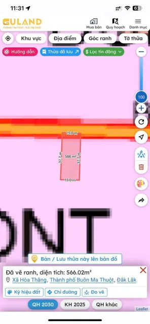 🌟 BÁN ĐẤT 15x37m – KOMLEO HÒA THẮNG – ĐƯỜNG NHỰA 6M – GIÁ TỐT 🌟