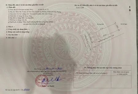 ⭐⭐⭐Chào bán lô đất Mỹ Tranh, Nam Sơn. Lô góc, ôtô đỗ cửa giá chỉ 1,2 tỷ