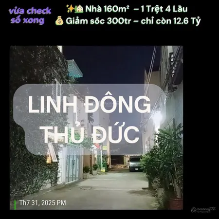 Bán nhà riêng 12,6 tỷ, 160m2, linh đông, thủ đức, hcm, giá tốt, view đẹp