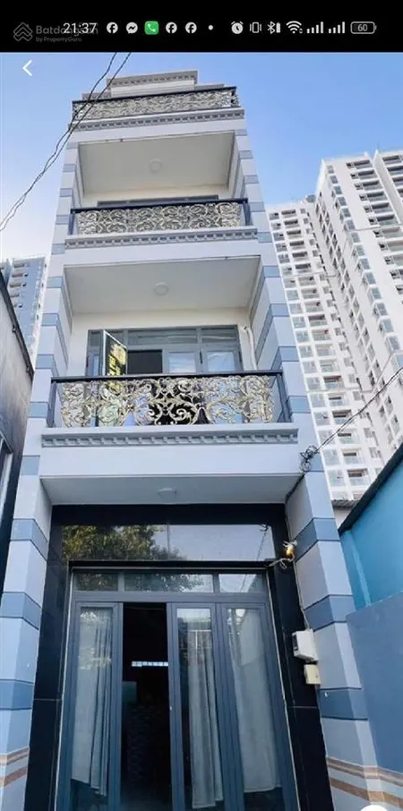 Nhà siêu đẹp, 68.4m2, 4 tầng, 5pn, đường bình đông, quận 8, gần cầu chà và, chợ xóm củi, chỉ 5,2 tỷ