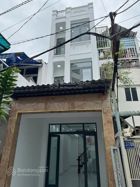 6,8 tỷ xây mới có gpxd hoàn công 2025 3,2 x 15 (nở hậu 3,6) 4pn ban công st