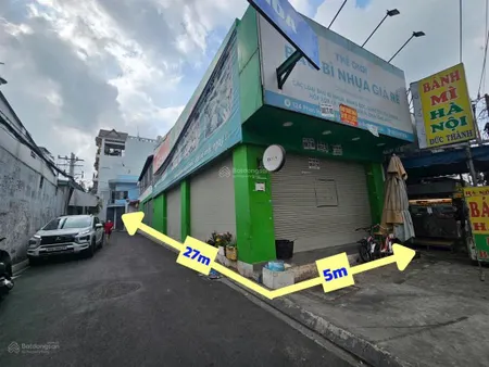 Bán nhà mặt tiền căn góc 108,7m2 đường phan huy ích, p. 15, q. tân bình, tp. hcm