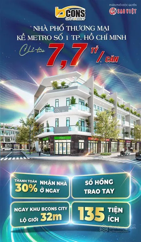 Bán nhà tại bcons city, 7,7 tỷ, 4pn, 5wc, nhiều tiện ích