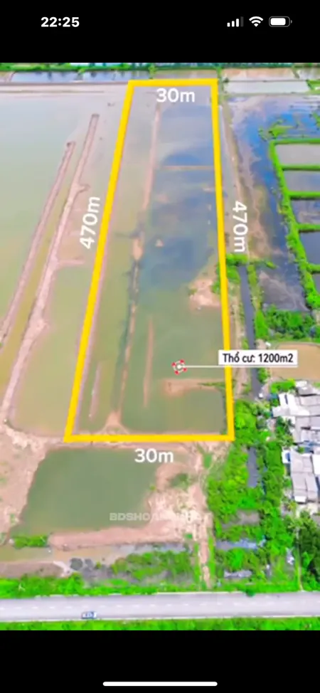 Đất nền vị trí đẹp thuận tiên làm nhà xưởng, cty thuỷ sản.vv