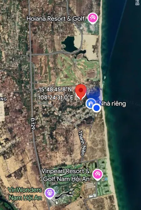 BÁN ĐẤT VEN BIỂN NAM HỘI AN – VIEW BIỂN TUYỆT ĐẸP THÀNH PHỐ ĐÀ NẴNG – DIỆN TÍCH 500M² – GIÁ CHỈ 16,4 TRIỆU/M²