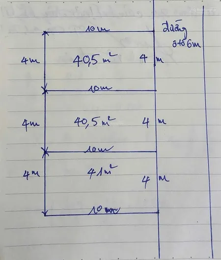 Chính chủ bán 3 lô đất 40m2 an khánh, hà nội