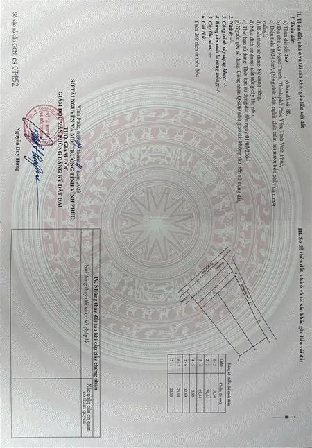 Bán đất lê duẩn, xã ngọc thanh, phúc yên, vĩnh phúc, 14,5 triệu vnd, 2437,7 m2