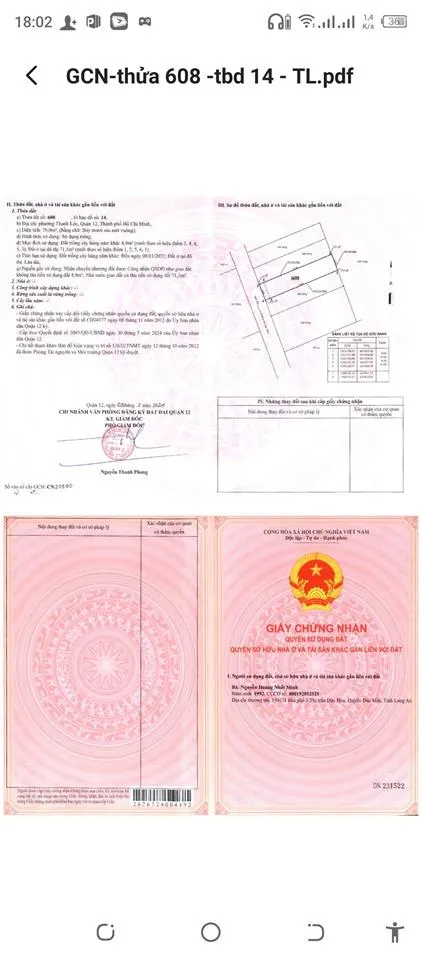 Bán đất tại thạnh lộc 37, 3,3 tỷ, 76 m2, pháp lý đầy đủ