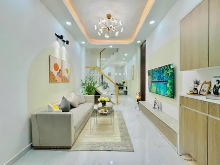 Bán tòa nhà căn hộ dịch vụ hẻm VIP 1237 Hoàng Sa P5 Tân Bình 5,2m x 15,6m thiết kế hiện đại