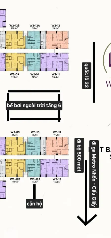 Cần bán căn hộ chung cư 100m2 tại xã Kim Chung, Huyện Hoài Đức, Hà Nội, giá 6 tỷ
